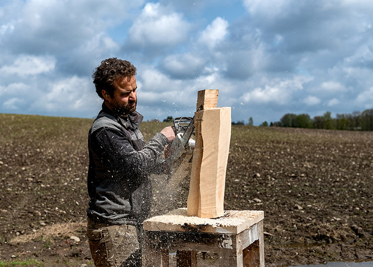 Rückzugsorte Fotografie mit Holzbildhauer Marco Bruckner